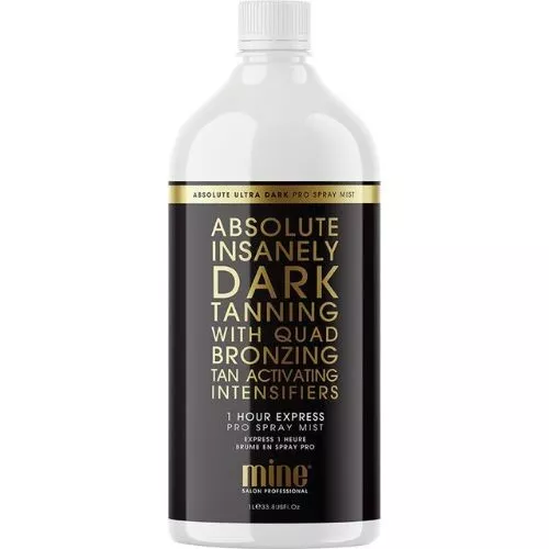Minetan Absolute intensamente scuro 1 ora professionale nebbia marrone chiaro 1 litro