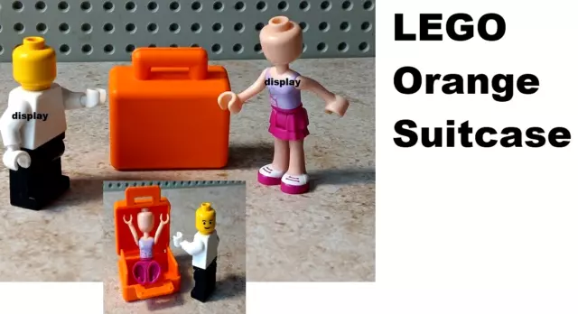 LEGO Suitcase Orange Scala Square Friends Regular World TRAVEL Tourist Gear Bag