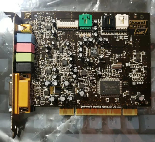 Creative Sound Blaster Live! SB0200 PCI Sound Card