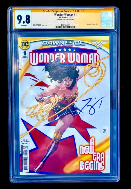 Wonder Woman #1 Cover A (DC, 2023)  CGC Signature Series 9.8  Signed by Tom King