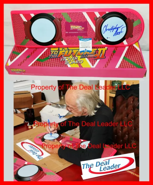 🔥  Christopher Lloyd Back To The Future 2 Doc signed Hoverboard BAS Beckett PSA
