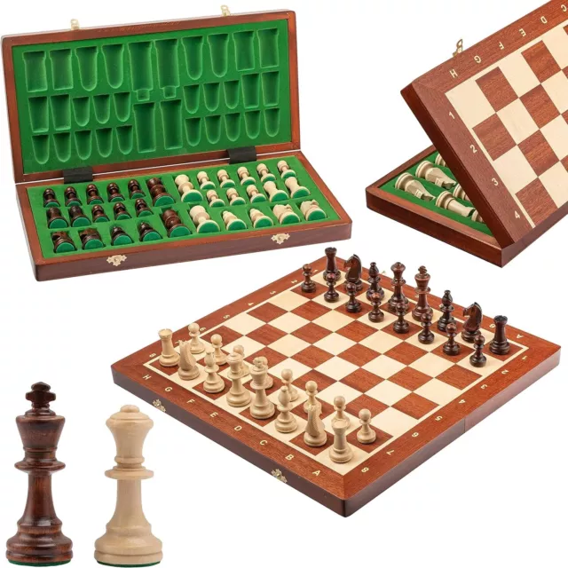 Tournament Schach Spiel Set NO. 5 Schachbrett Groß 48cm Staunton Chess Set