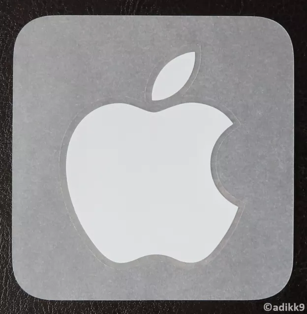 2 x GENUINE APPLE IPAD LOGO DECAL STICKERS, SET OF 2, 5.5cm x 6.7cm, BRAND NEW