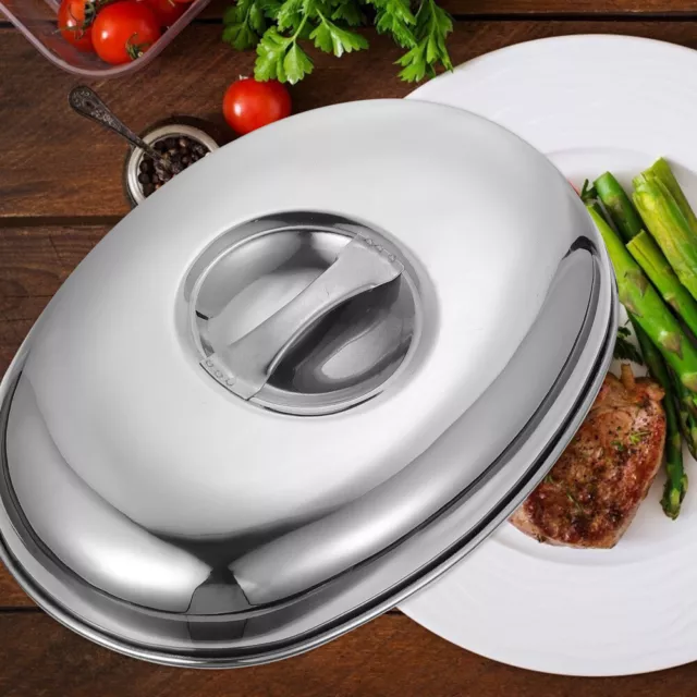 Acier Inoxydable Couvrir Plat De Cuisson Rond Couvercle Support À Gâteau