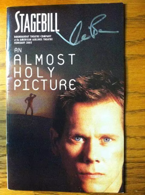 Kevin Bacon Signed Opening Night Color Playbill An Almost Holy Picture Autograph