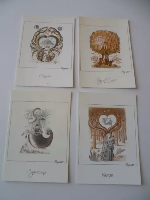 Lot De 4 Cartes Les Amoureux De Peynet