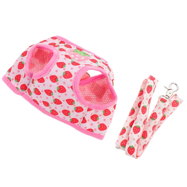 Set imbracatura da trazione regolabile gilet per animali domestici rete cucciolo gatto cordino che cammina