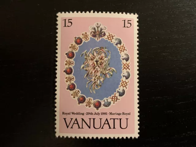 Vanuatu 1981 Royal Wedding Mariage Prince Charles & Lady Diana 15Fnh Pink - Mint