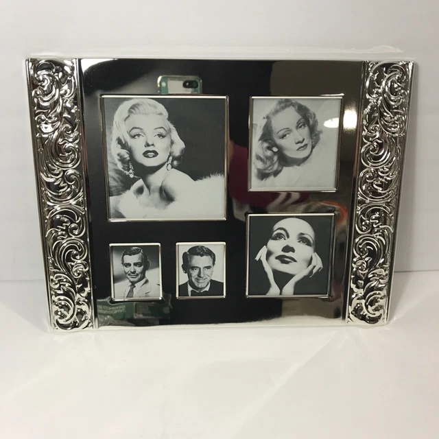 INTERNATIONAL SILVER COMPANY Photo Frame Silver Plated Collage Holds 5 Photos