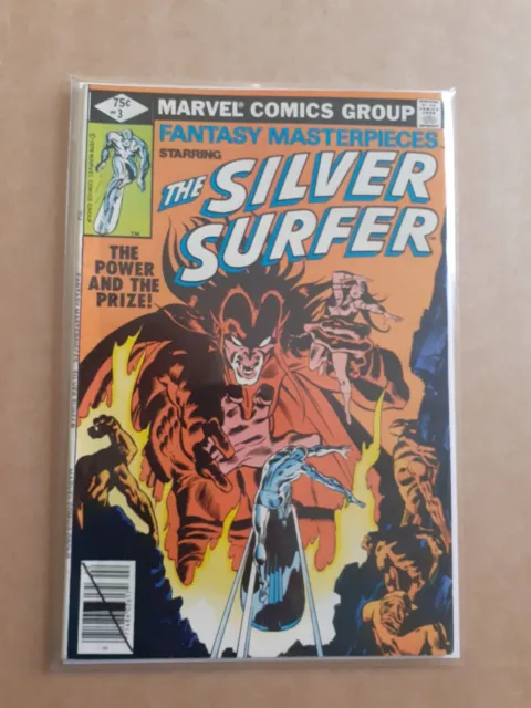 Fantasy Masterpieces No 3 Silver Surfer.  1st Mephisto Reprint 1980 VF + Marvel