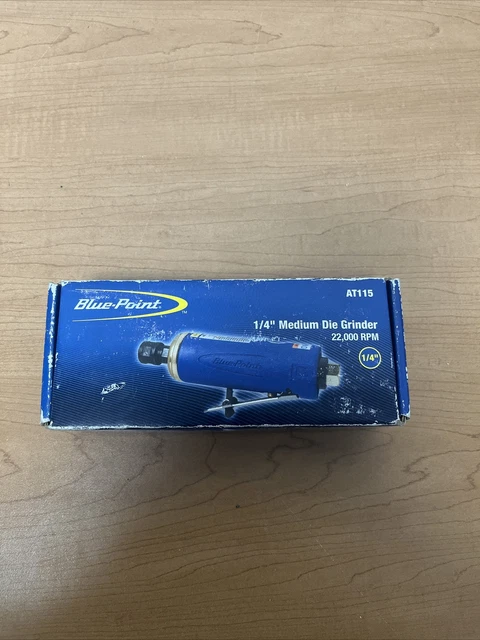 Blue Point AT115 Straight Die Grinder New In Box 1/4"- Look !