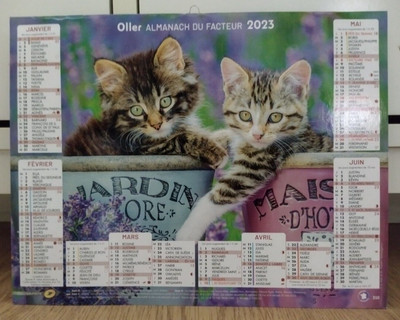 CALENDRIER LA POSTE 2023 Almanach du Facteur , Chatons EUR 10,00