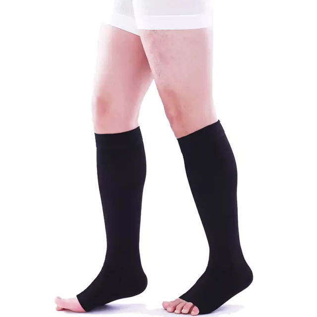 20-30 mmHg Compression Stockings Men Women Support Socks Flight Nurses Varicose