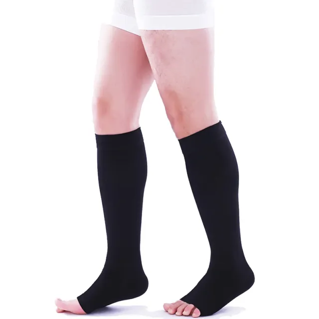 Knee High Compression Socks Varicose Anti-Fatigue Travel Flight Nurses Varicose