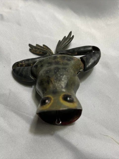 Vintage Jenson Froglegs Surface Model Fishing Lure Frog W/Box Waco Texas
