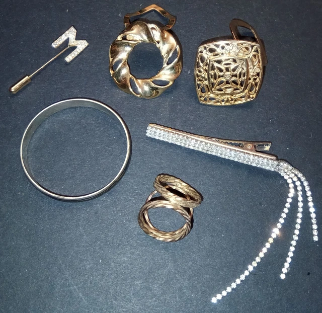 Vintage, Broaches Clips and Pins, See below.