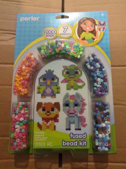 Hama Beads with Pegboards Ironing Paper Colorful Fuse Beads Kit