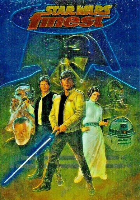 1996 Topps Star Wars Finest Chromium Trading Card Base or GOLD You Pick Chrome