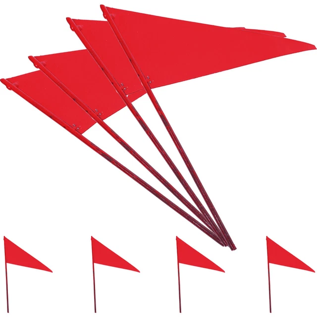 Bandiere mappa triangolare ferro protezione colore palo bandiera bandiera golf