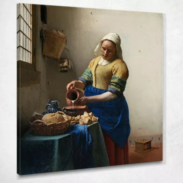 MuchoWow - Poster exterieur La laitière - Peinture de Johannes