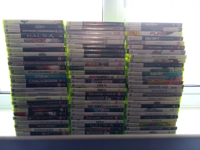 GREAT SELECTION OF MICROSOFT XBOX 360 Games !! LOT 2 - PICK FROM THE LIST