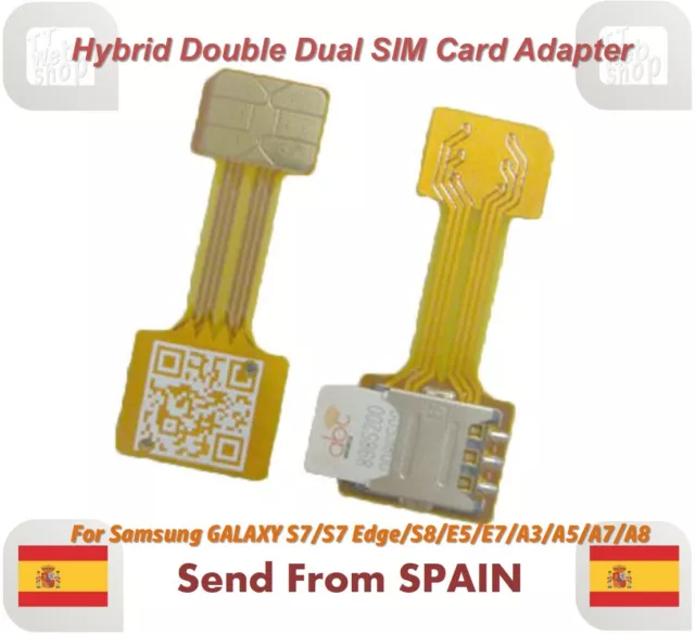 Hybrid Dual SIM Card Adapter Micro SD Nano SIM Extension Adapter for Android