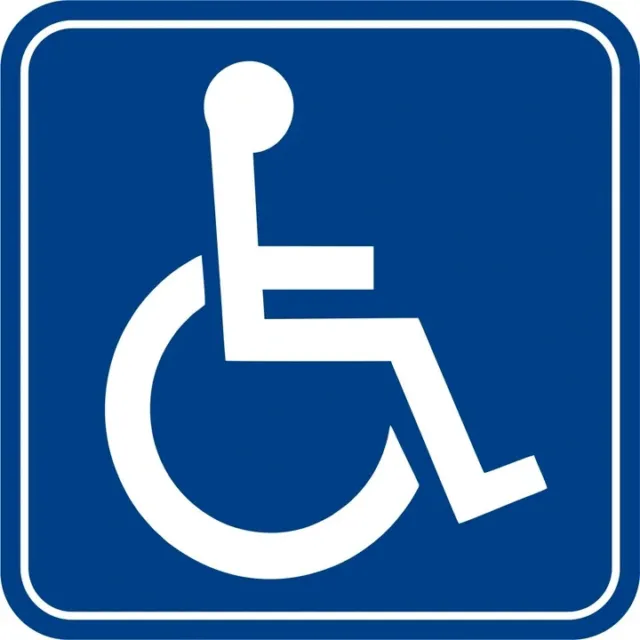 Behinderten Reflektirende Magnetschild Automagnet Magnet Schild Rollstuhl