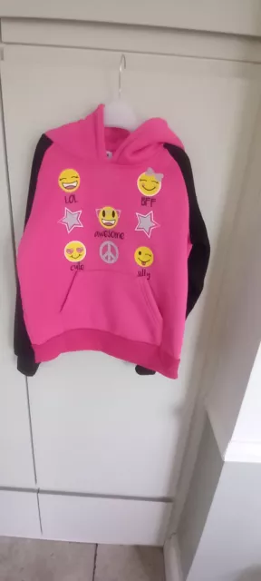Fab " Emoji Face" Hoodie - Exc Cond - A2Z Trend - 7/8 years