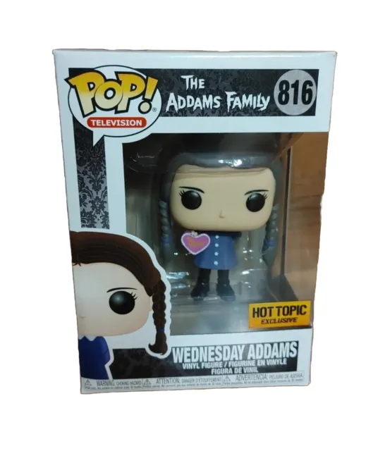 Funko Pop The Addams Family Wednesday Addams #816 (Vaulted) Hot Topic Exclusive