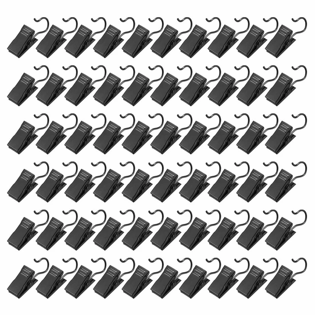 Curtain Clip Hook Set Clips for Photos Home Decoration 0.71"*0.35" 60 Pack