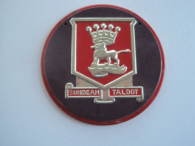 Sunbeam Talbot Car Medallion