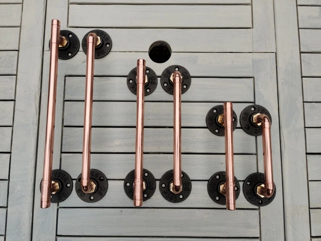 Industrial Designed Copper Pipe Cupboard/ Door/ Drawer Handles