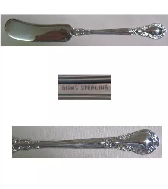 Chantilly  Butter Spreader  Flat Handle By Birks Sterling