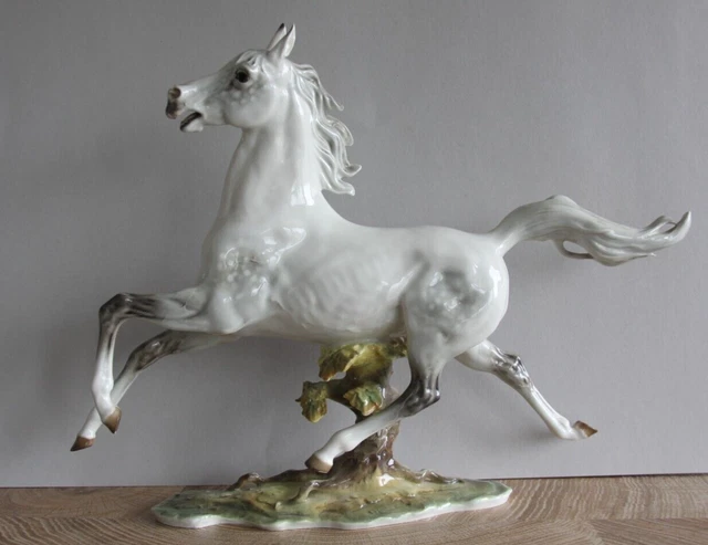 Hutschenreuther Portacandele Albero Natale Porcellana 9cm