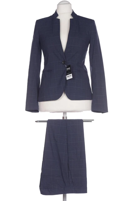 Abito Zara costume donna tuta taglia EU 34 elastan viscosa blu #60zlxhz