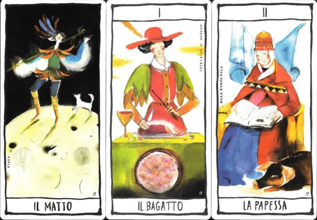Very Rare Italian Tarot- Tarocchi Di Enologica  Oop Htf