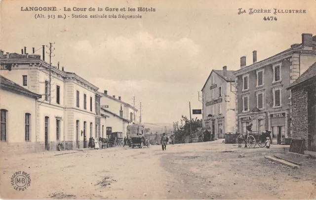 Langogne - LANGOGNE - Quartier du marché couvert