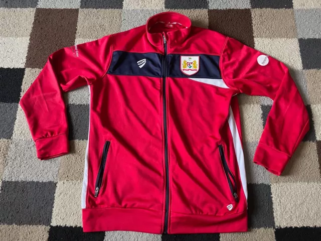 BRISTOL CITY FC TRACKSUIT TOP JACKET not FOOTBALL SHIRT 2011
