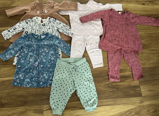 AGE 6-9 MONTHS Baby Girls Clothing Bundle Used