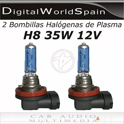 2 BOMBILLAS HALOGENAS DE PLASMA H11 55W 12V LUZ MUY BLANCA HOMOLOGADAS