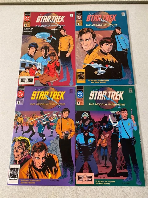 Star Trek The Modala Imperative #1 2 3 4 Full Run 1991 DC Comics