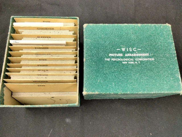WISC PICTURE ARRANGEMENT Wechsler Intelligence Scale for Children ...