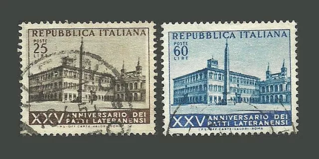 Italy Stamps 1954 The 25th Anniversary of the Lateran Pacts - G/VG - Used