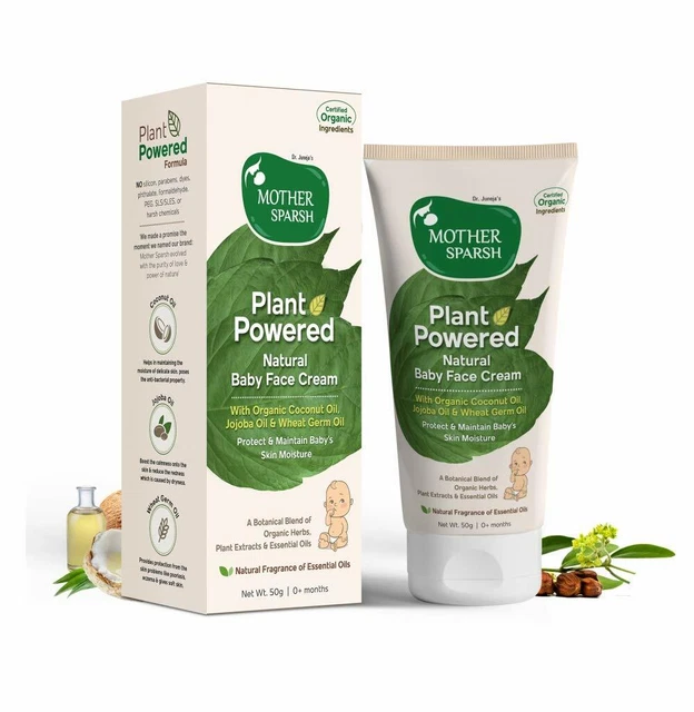 Mother Sparsh Plant Powered Natural Baby Face Cream 50gm.