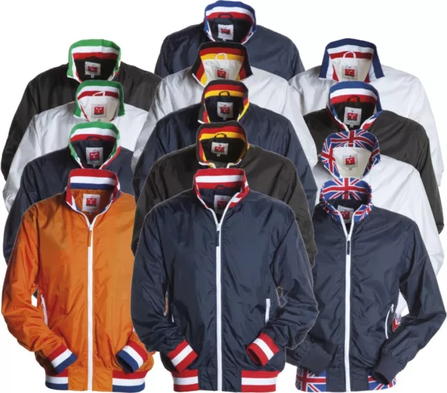 Giacca Giacchetto Bomber Estivo Impermeabile Nazionali Payper United Uomo