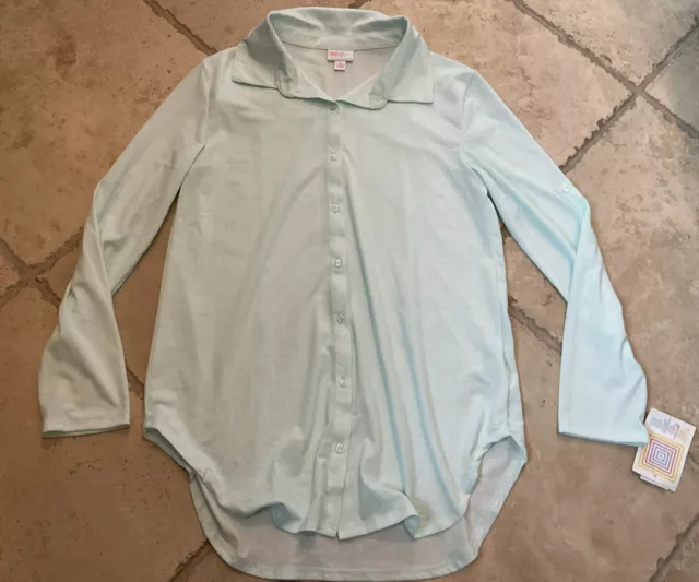 LuLaRoe, Tops, Nwt Lularoe Valentina Womens Size Small White With  Fireworks Button Down Shirt