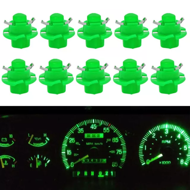 Green LED Instrument Panel Light Bulb Dash Light Gauge Cluster for Ford RAM Jeep