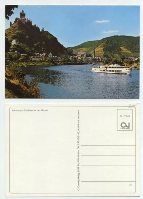 60534 - wine city Cochem on the Moselle - old postcard