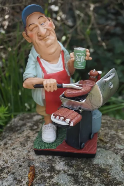 841.994 Figurine Caricature Humoristique Barbecue Weber Barbuc  Cuisto Chef Bbq