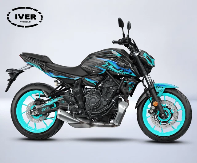 16 Adesivi Moto In Vinile - Kit Decorazione E Tuning Per Bike, Design Aggressivo, Facile Applicazione - Foto 6